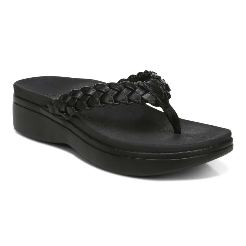 Women's Braided Platform Flip-Flops