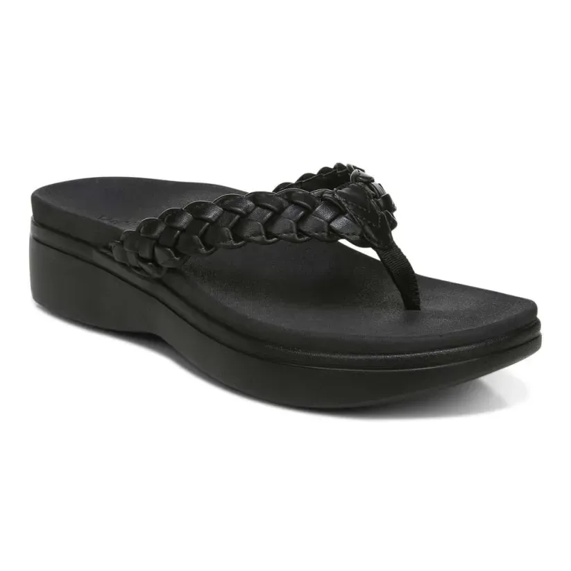 Women's Braided Platform Flip-Flops