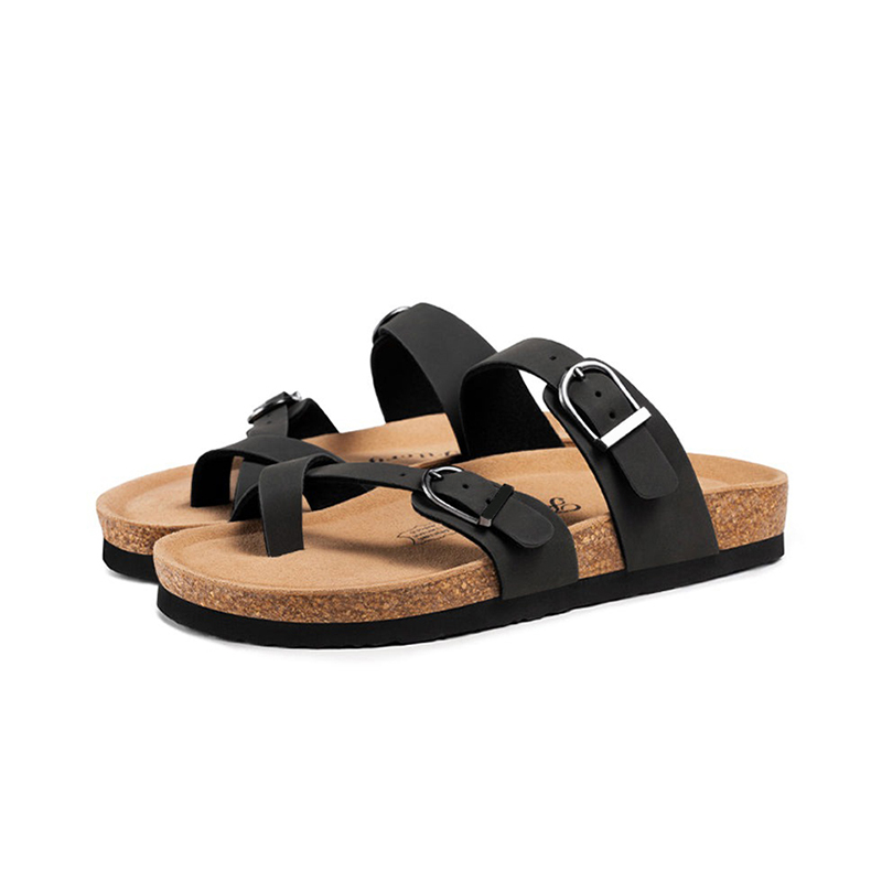 Women's Soft Cork Footbed Slide Sandals