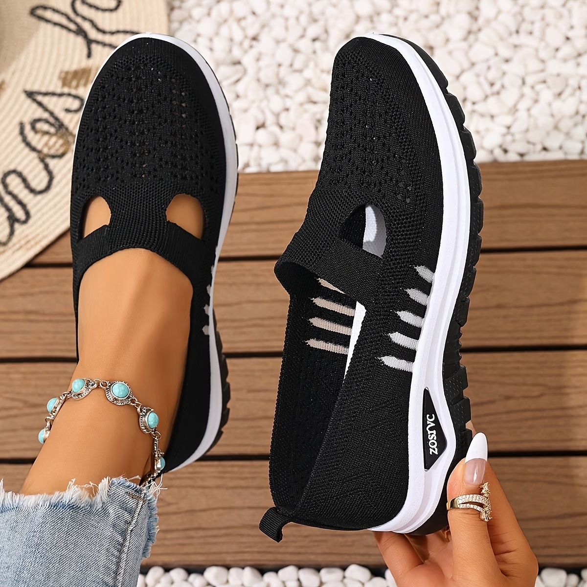 Women's Hollow Out Casual Athletic Flats