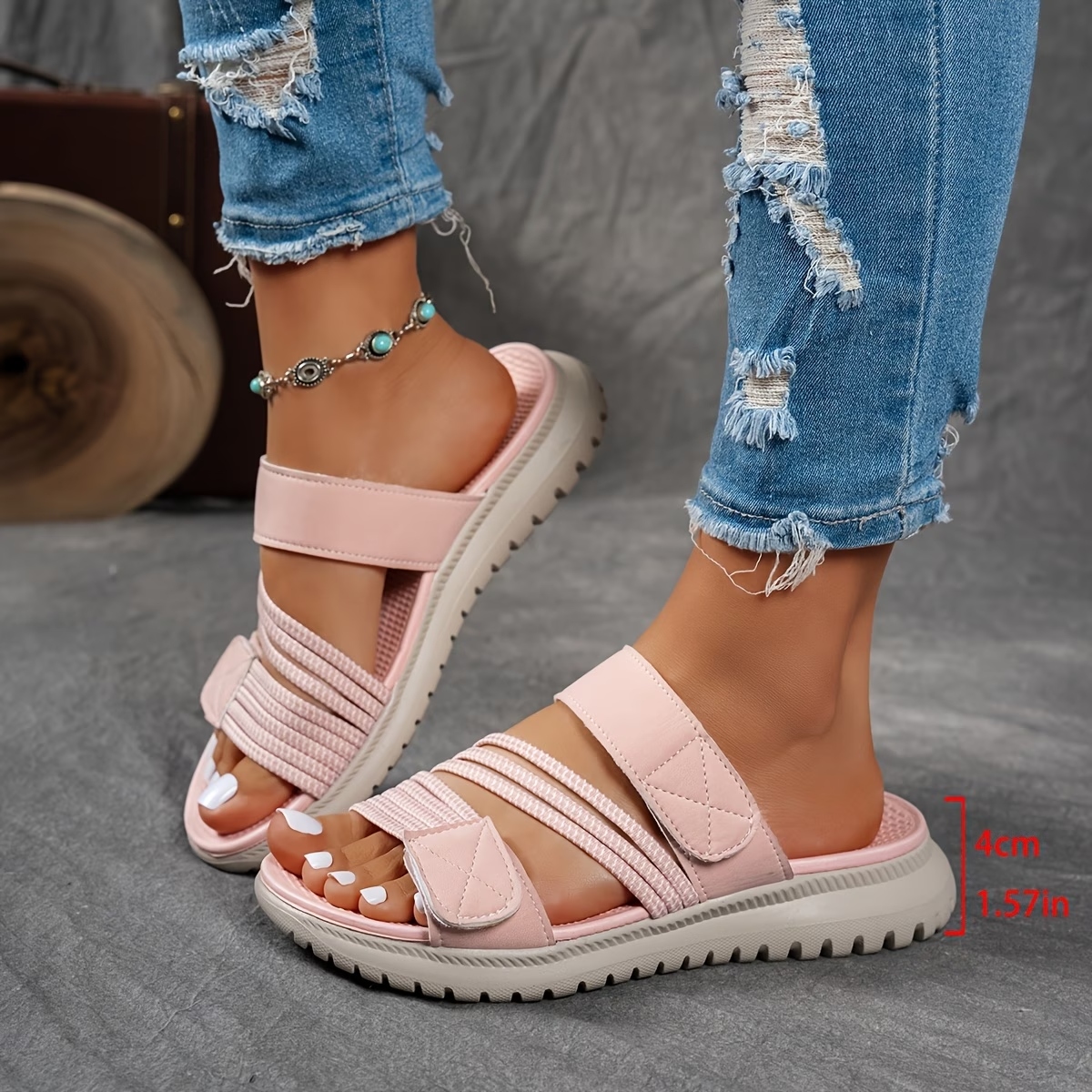 Women's Elastic Webbing Slippers
