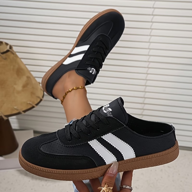 Women's Classic Striped Lazy Shoes