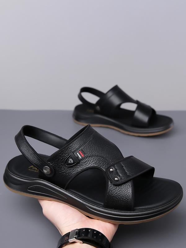 Men's Leather Upper Beach Sandals