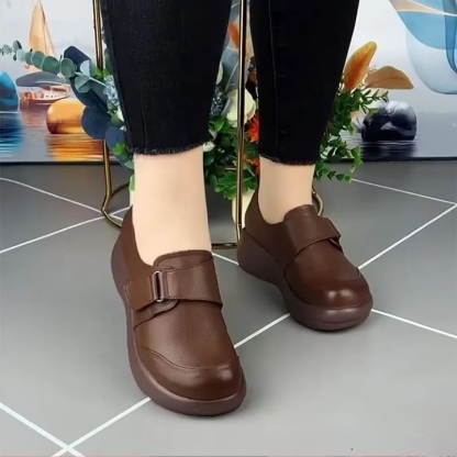 Women's Vintage Hook-Loop Wedge Heels