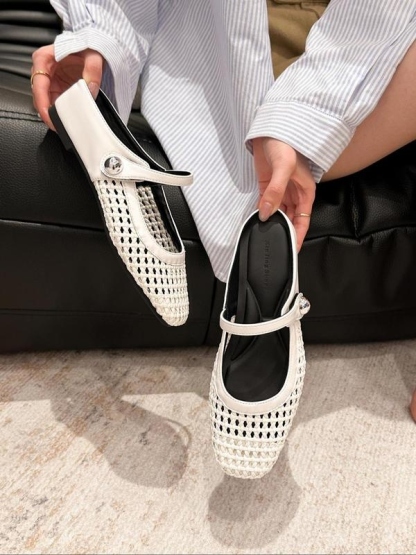 Women's Chic Square-Toe Loafers