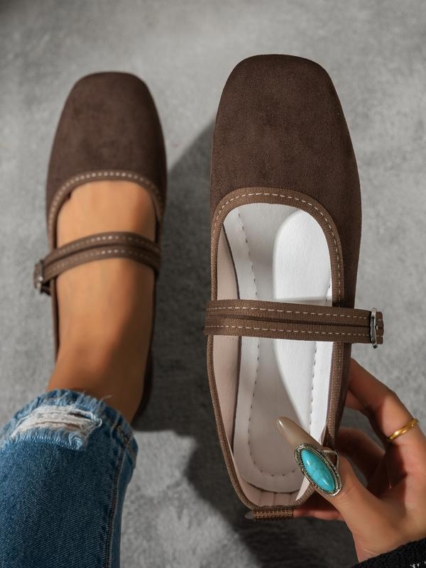 Vintage Square Toe Mary Jane Loafers