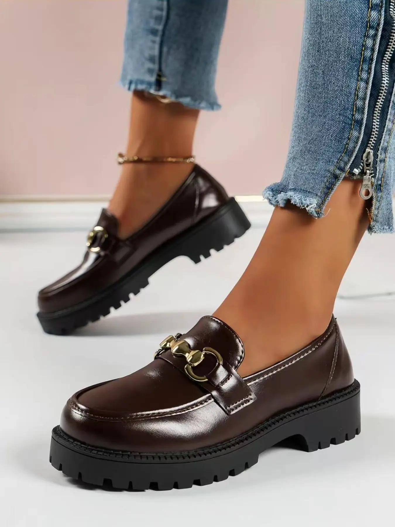 Women's Elegant Thick-Sole Loafer