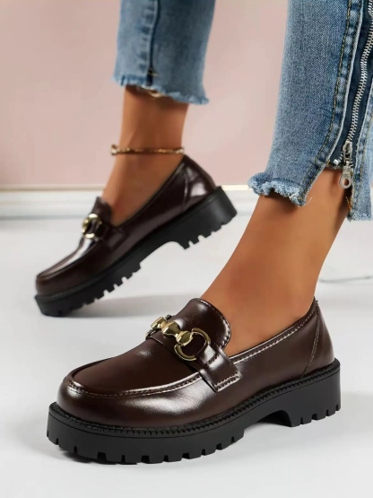 Women's Elegant Thick-Sole Loafer