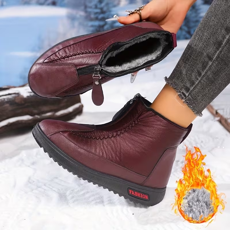 Winter Fleece-lined Warm Ankle Boots