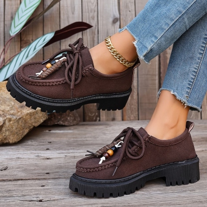 Women's Lace-Up Oxford Shoes