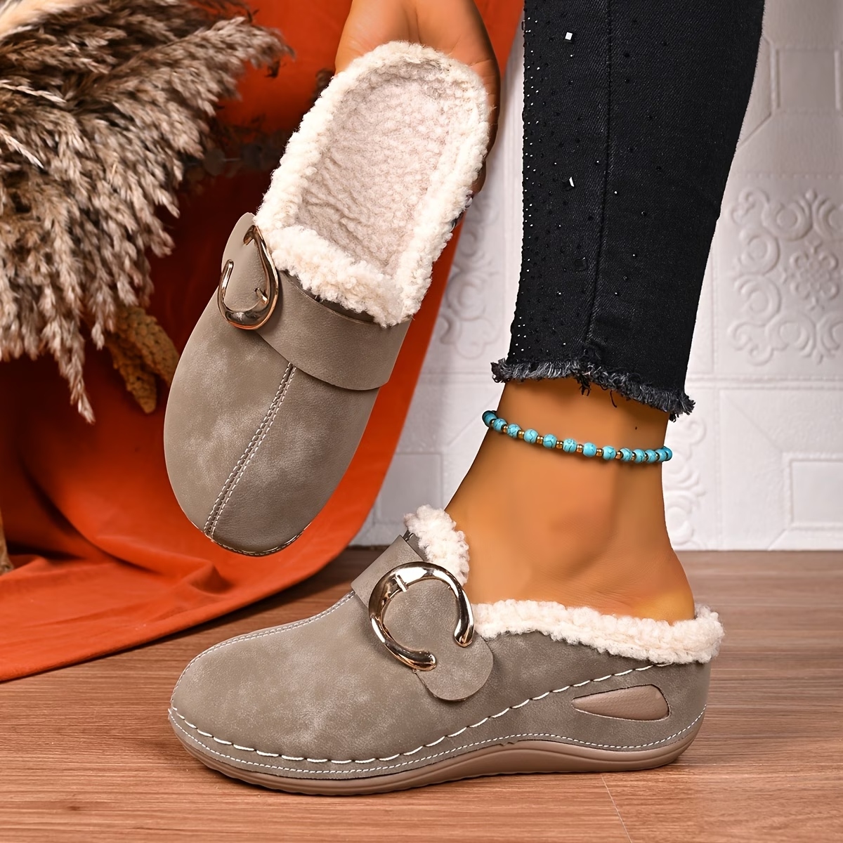 Women's Ethnic Wedge Short Boots