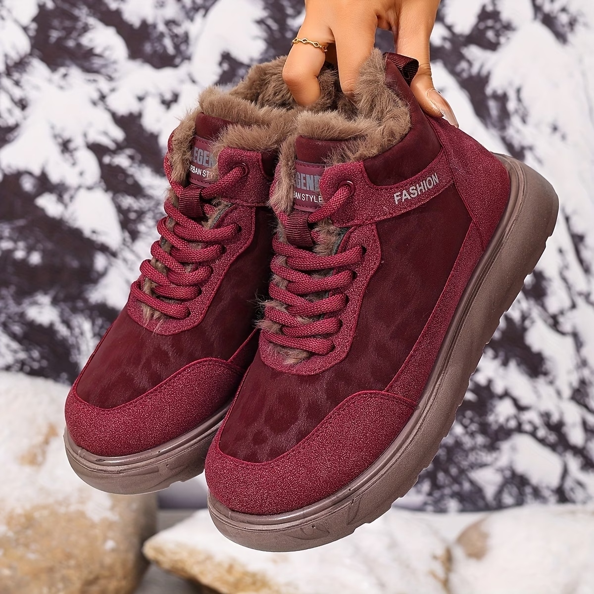 Women's Leopard Laces Short Boots