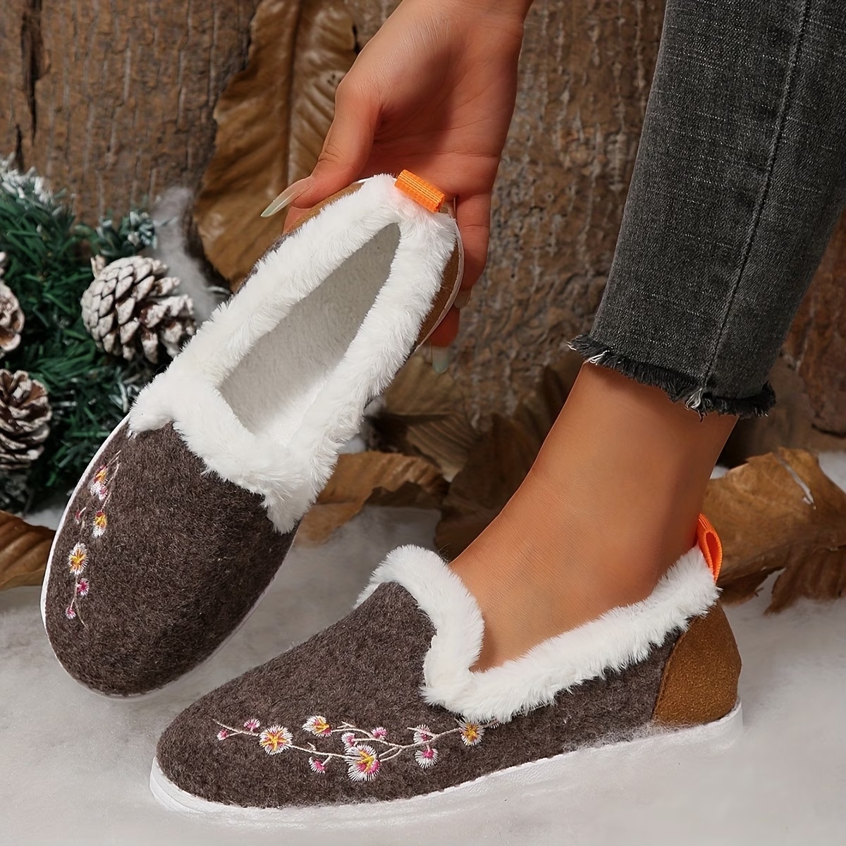 Women's Velvet Short Boots