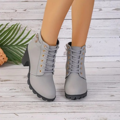 Women's Retro Chic Ankle Boots