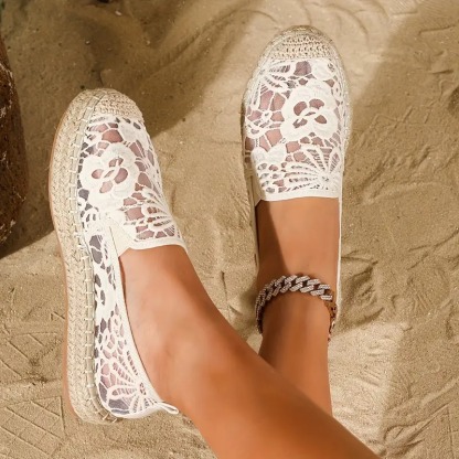 Women's Vacation Straw-Soled Loafers