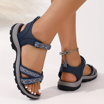 Bohemian Style Lace-Up Hiking Sandals