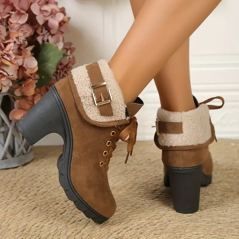 Women's Winter Fleece Ankle Booties