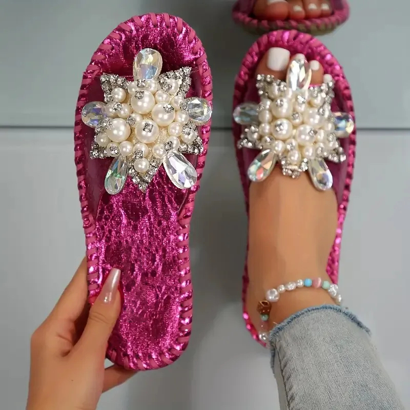 Women's Elegant Open-Toe Slide Sandals