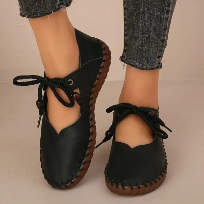 Women's Elegant Lace-Up Mary Jane Shoes