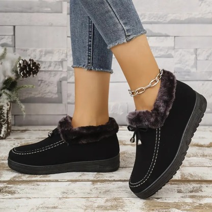 Women's Cozy Fleece-Lined Ankle Boots