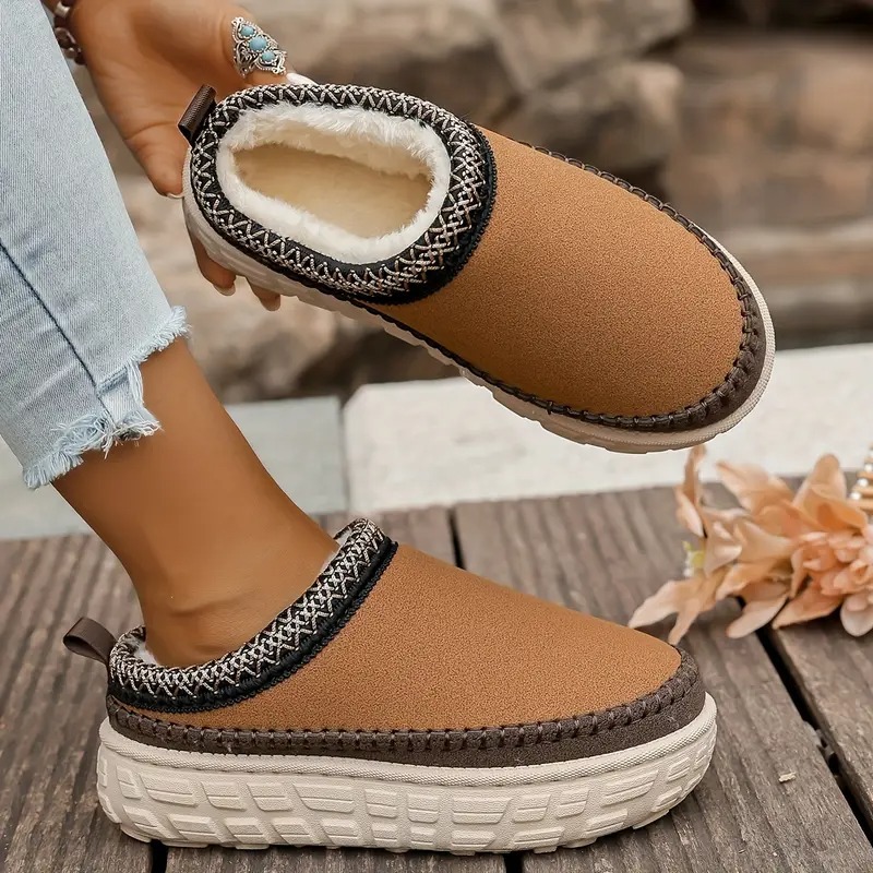 Women's Slip-On Moccasin Platform Shoes