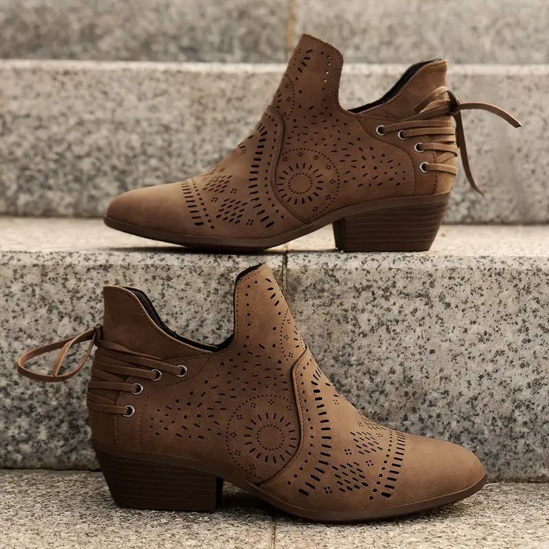 Women's Chic Slip-On Ankle Boots