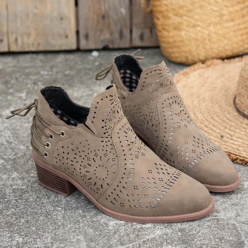 Women's Chic Slip-On Ankle Boots