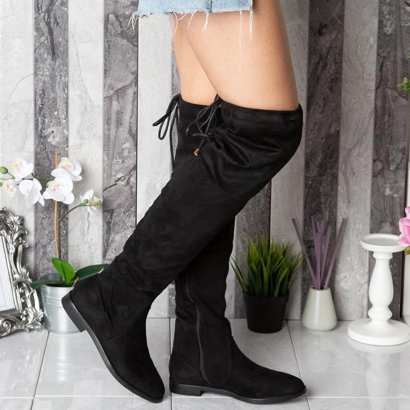 Women Over The Knee Lace Up Boots
