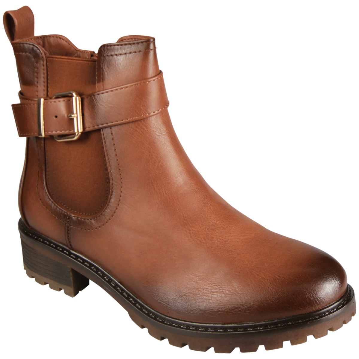 Warm Lined Comfy Grip Winter Casual Boots