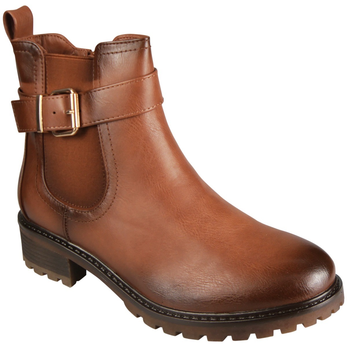 Warm Lined Comfy Grip Winter Casual Boots