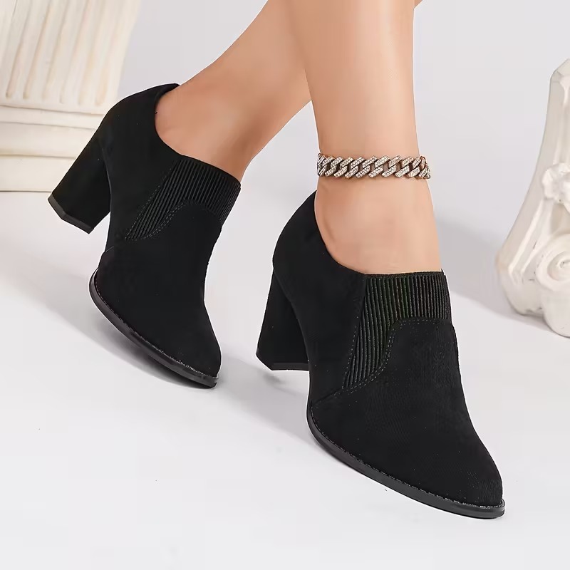 Women's Vintage Chunky Heels
