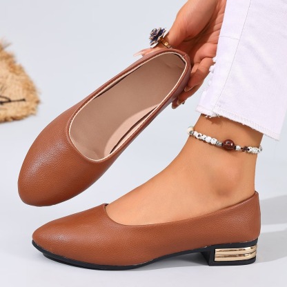 Women's Leather Comfy Flat Loafers