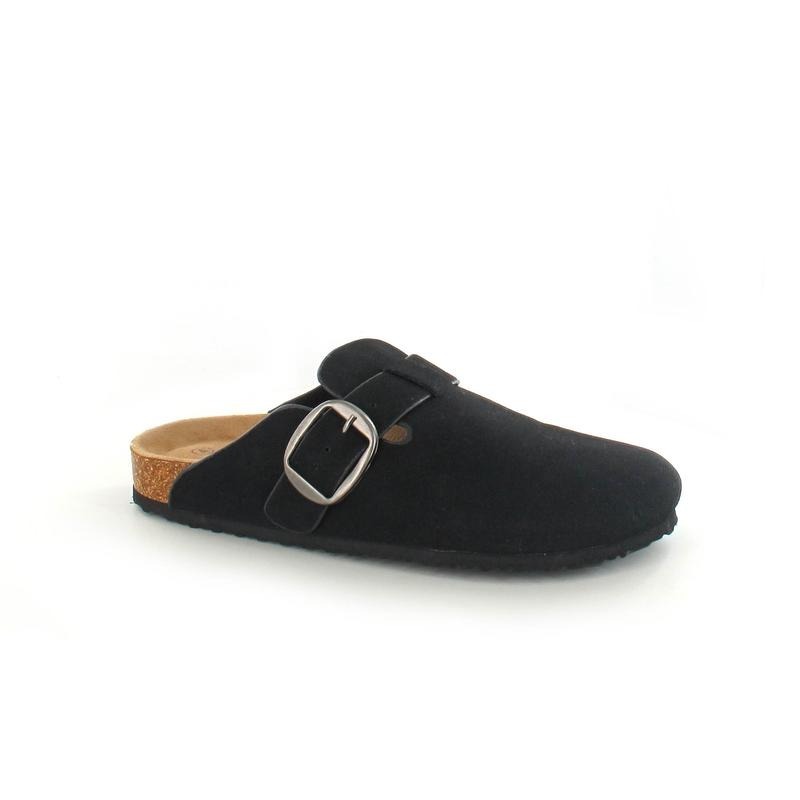 Women's Comfort Buckled Mules
