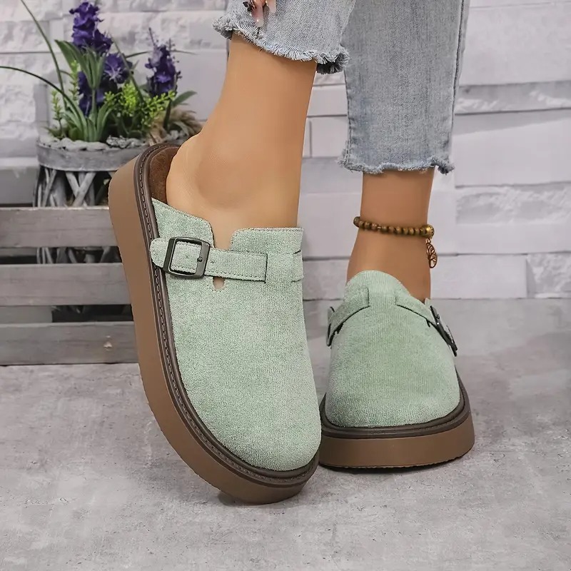 Retro Casual Buckle Loafers