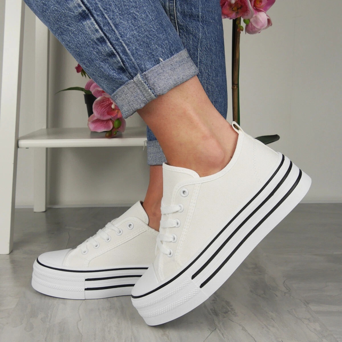 Women's Platform High Heel Gym Pumps