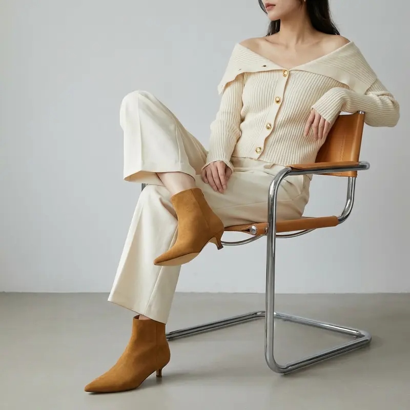 Women's Soft Vegan Dressy Ankle Boots