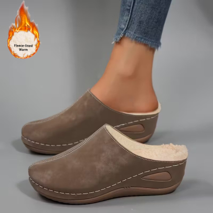 Women's Cozy Fleece Lined Slip-On Loafers