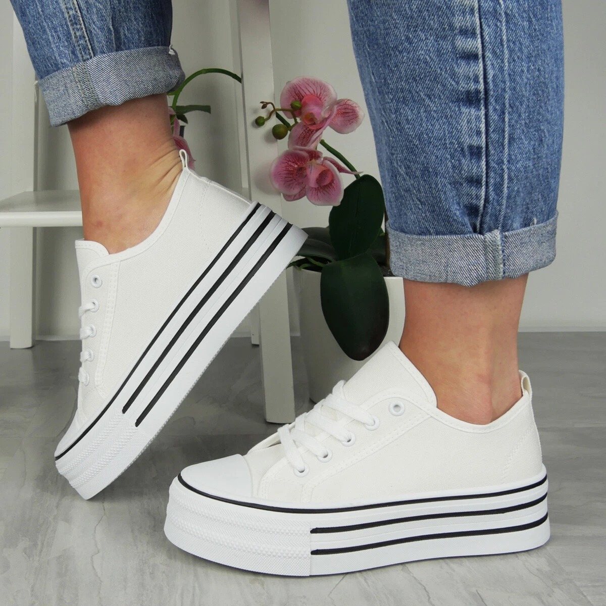 Women's Platform High Heel Gym Pumps