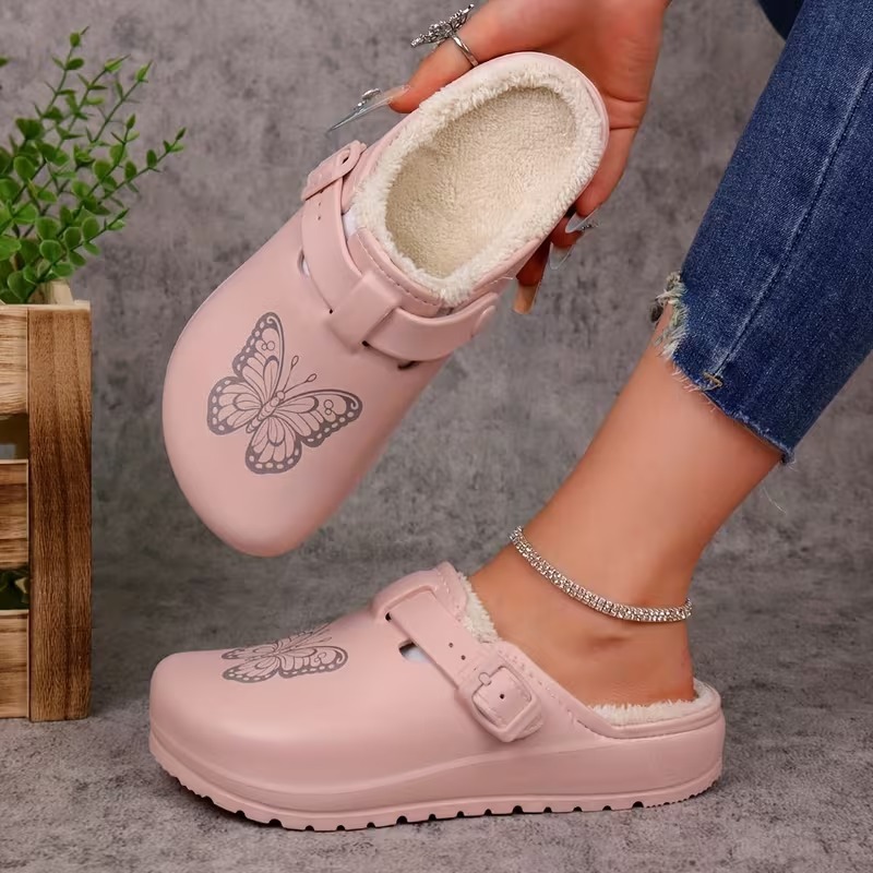 Women's Plush Adjustable EVA Shoes