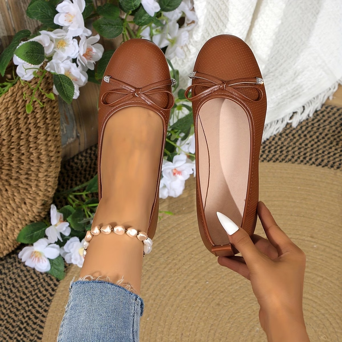 Women's Elegant Bowknot Mary Jane Shoes