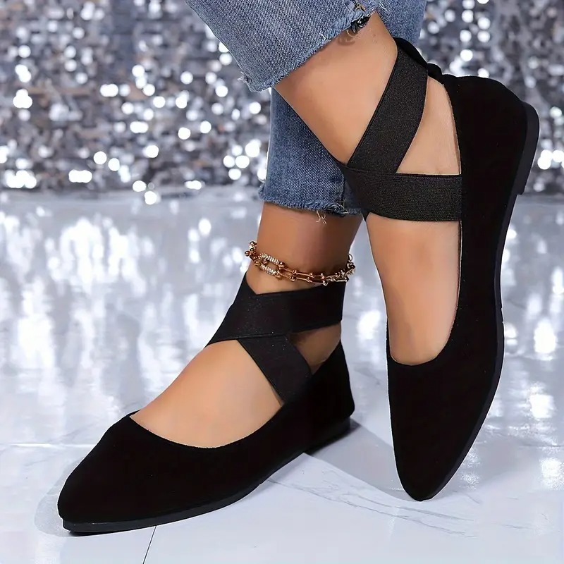 Women's Solid Color Trendy Flats