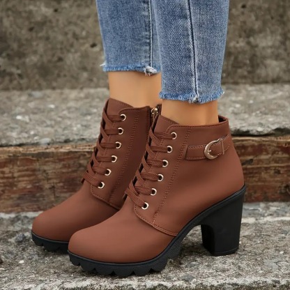 Women's Retro Chic Ankle Boots