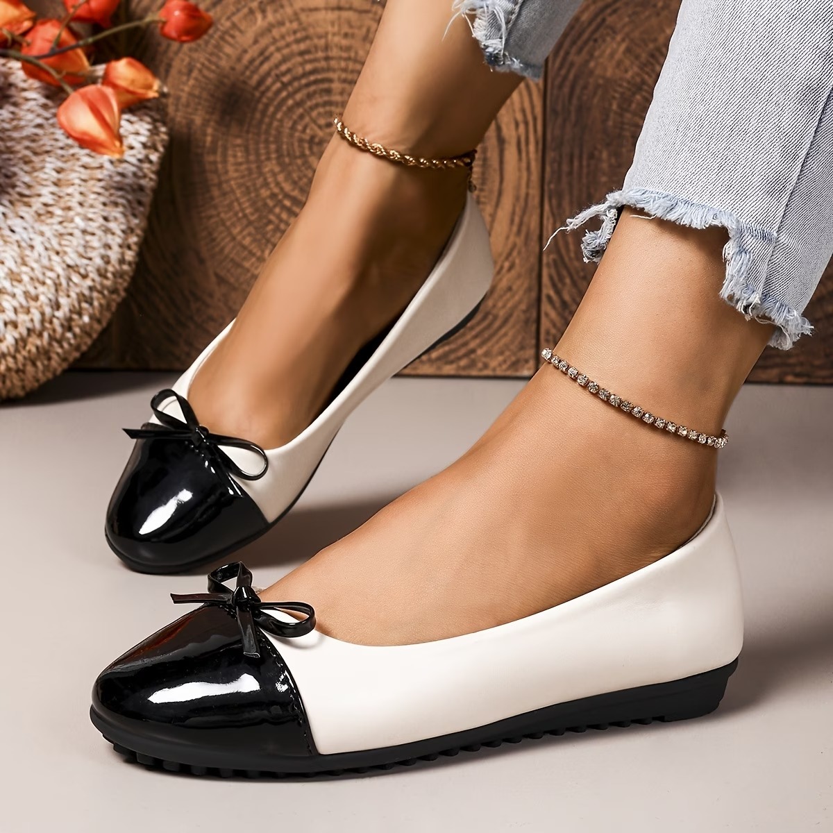 Women's Elegant Bowknot Mary Jane Shoes