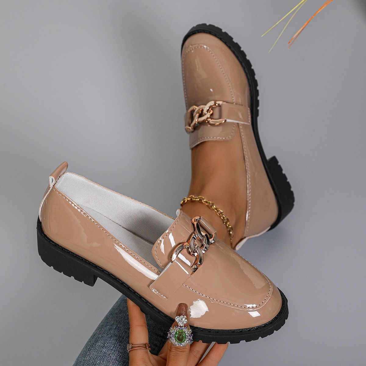 Women's Buckle Slip-on Loafers