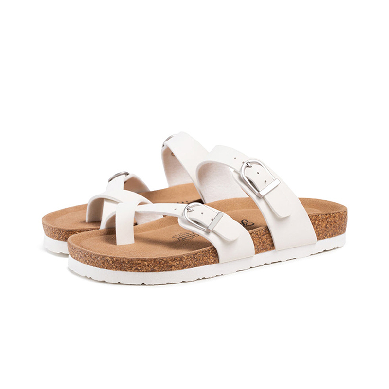 Women's Soft Cork Footbed Slide Sandals