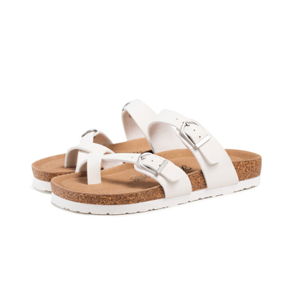 Women's Soft Cork Footbed Slide Sandals