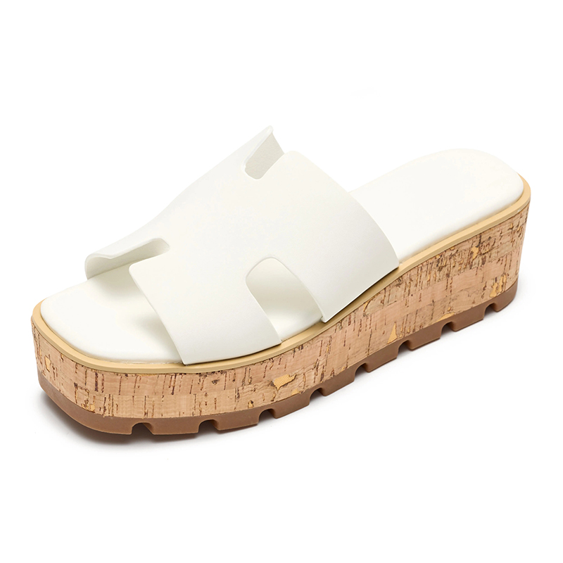 Women's Genuine Leather Wedge Sandals