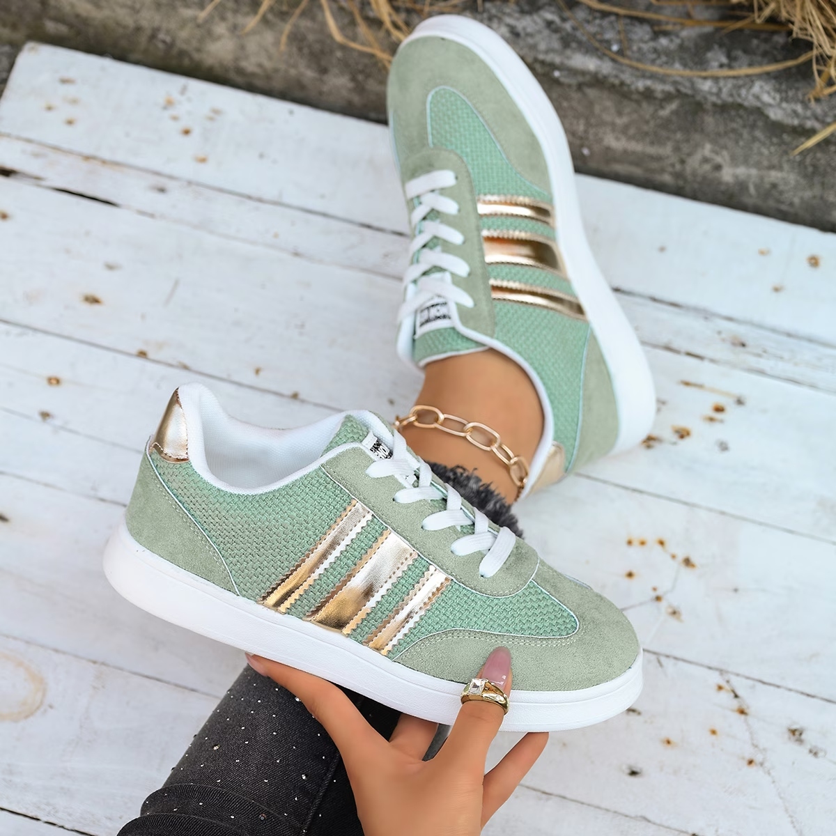 Women's 3-Stripe Casual Athletic Sneakers