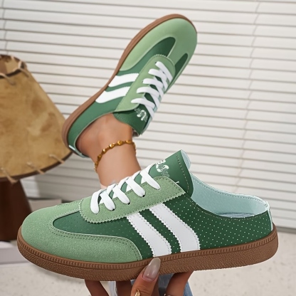 Women's Classic Striped Lazy Shoes