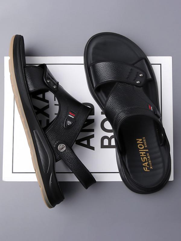 Men's Leather Upper Beach Sandals